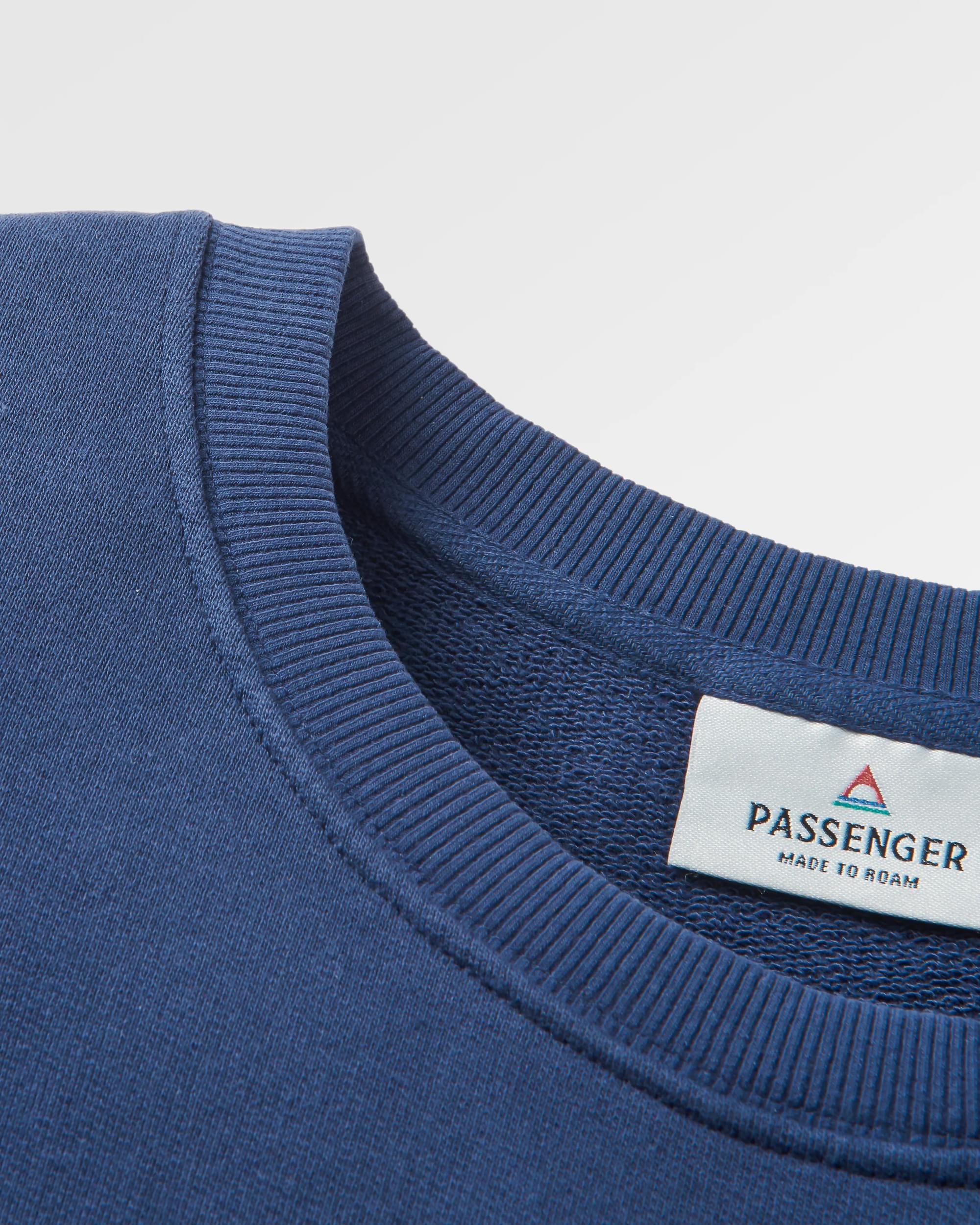 Outlook Sweatshirt - Rich Navy - Flatlay