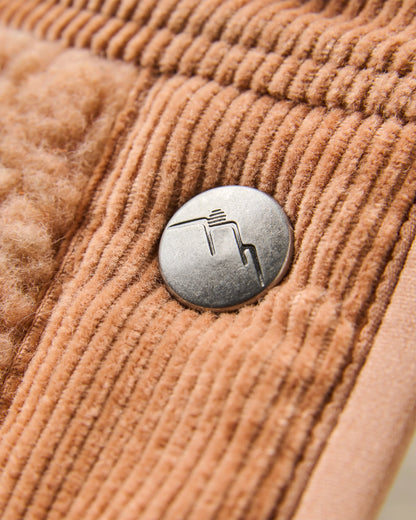Clover Recycled Sherpa Fleece - Sun Patch Simply Taupe - Flatlay