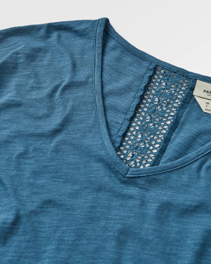 Rivergate T-Shirt - Dark Denim - Flatlay