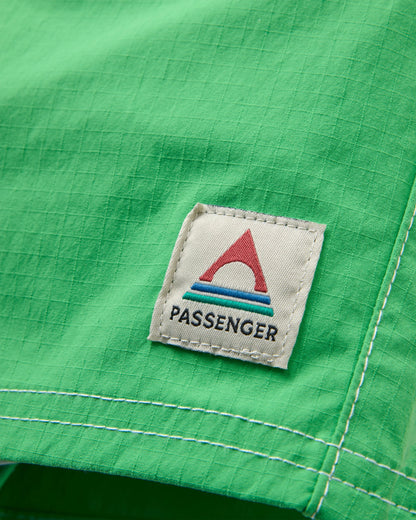 Searcher Longer Line Boardshort - True Green - Flatlay