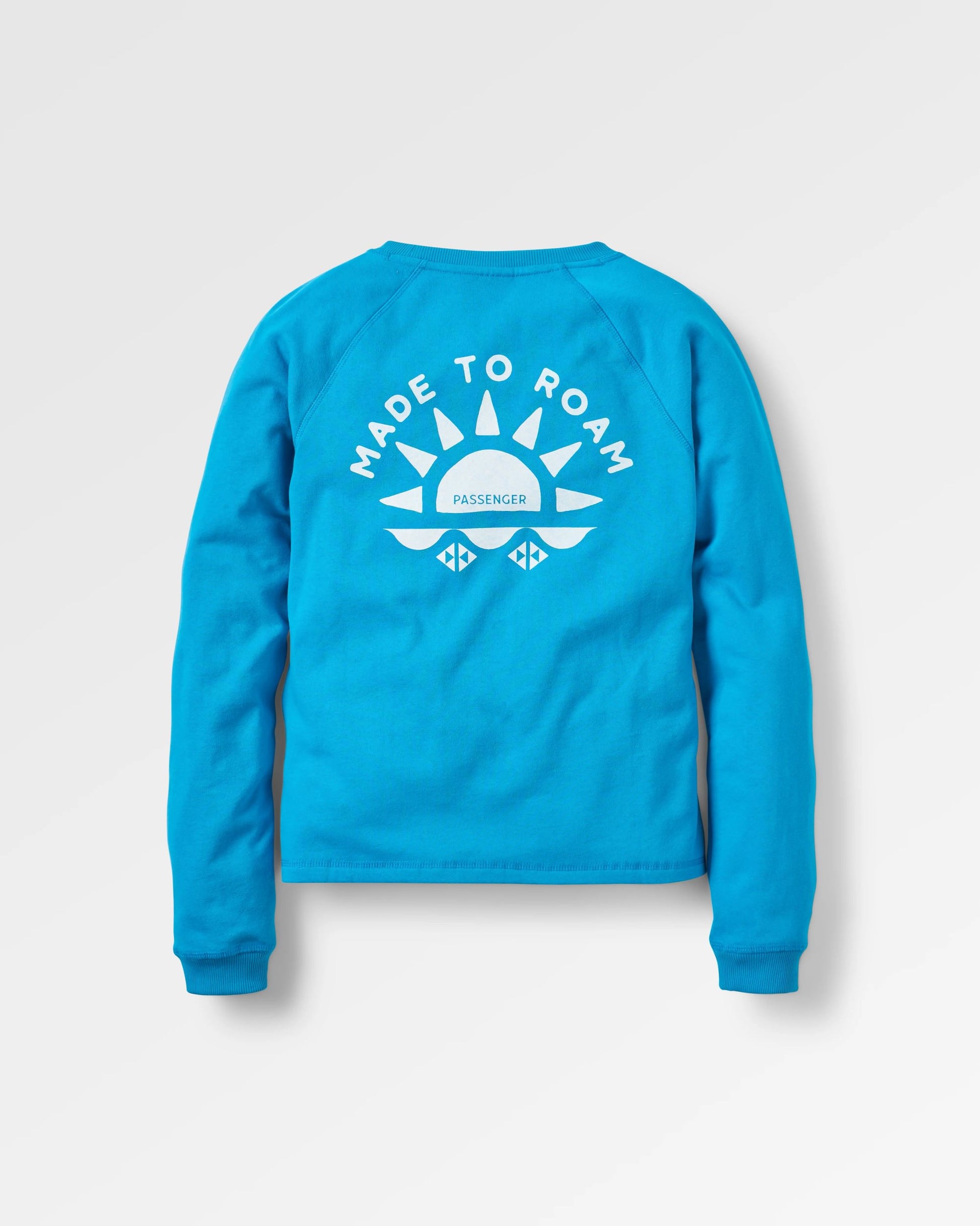 Sunburst Recycled Sweatshirt - Blue Pool