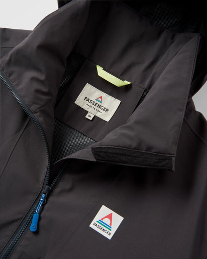 Diablo Recycled Waterproof Anorak - Faded Black