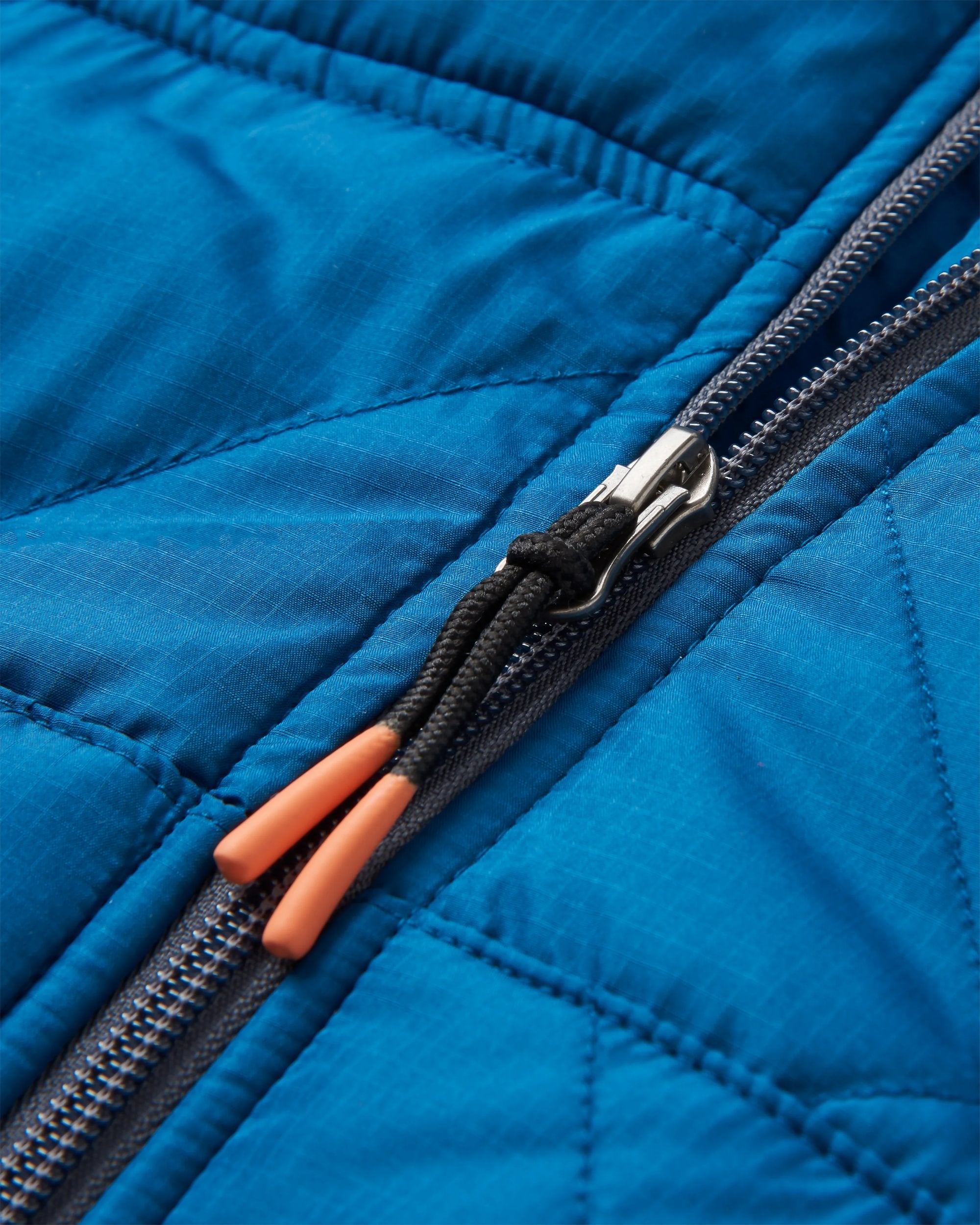 Dylan Recycled Insulated Full Zip Jacket - Tidal Blue - Flatlay