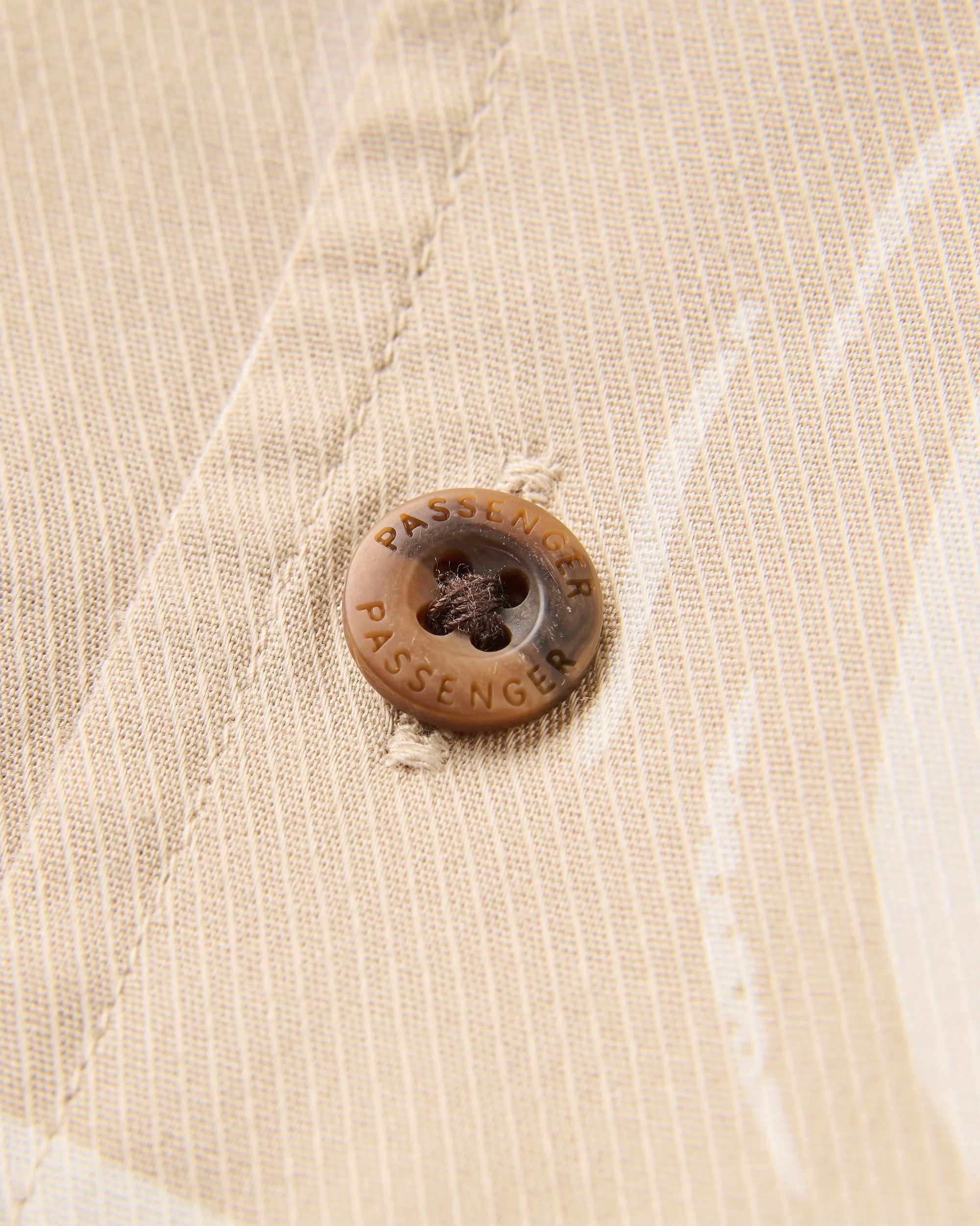 Cove Short Sleeve Shirt - Roam Further Birch - Flatlay