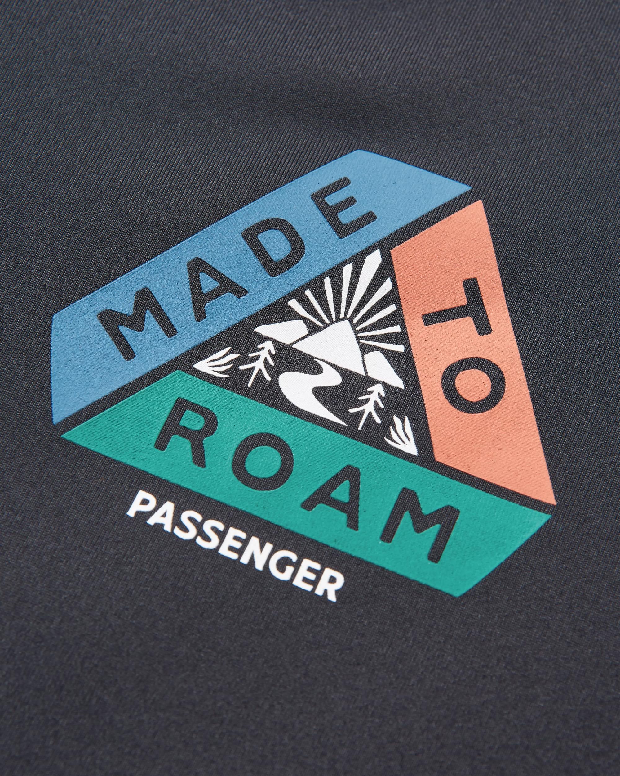 Range Recycled Active LS T-shirt - Black - Flatlay