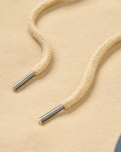 Odyssey Organic Cotton Hoodie - Stone - Flatlay