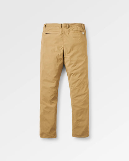 365 Hybrid Trouser - Caramel Brown - Flatlay