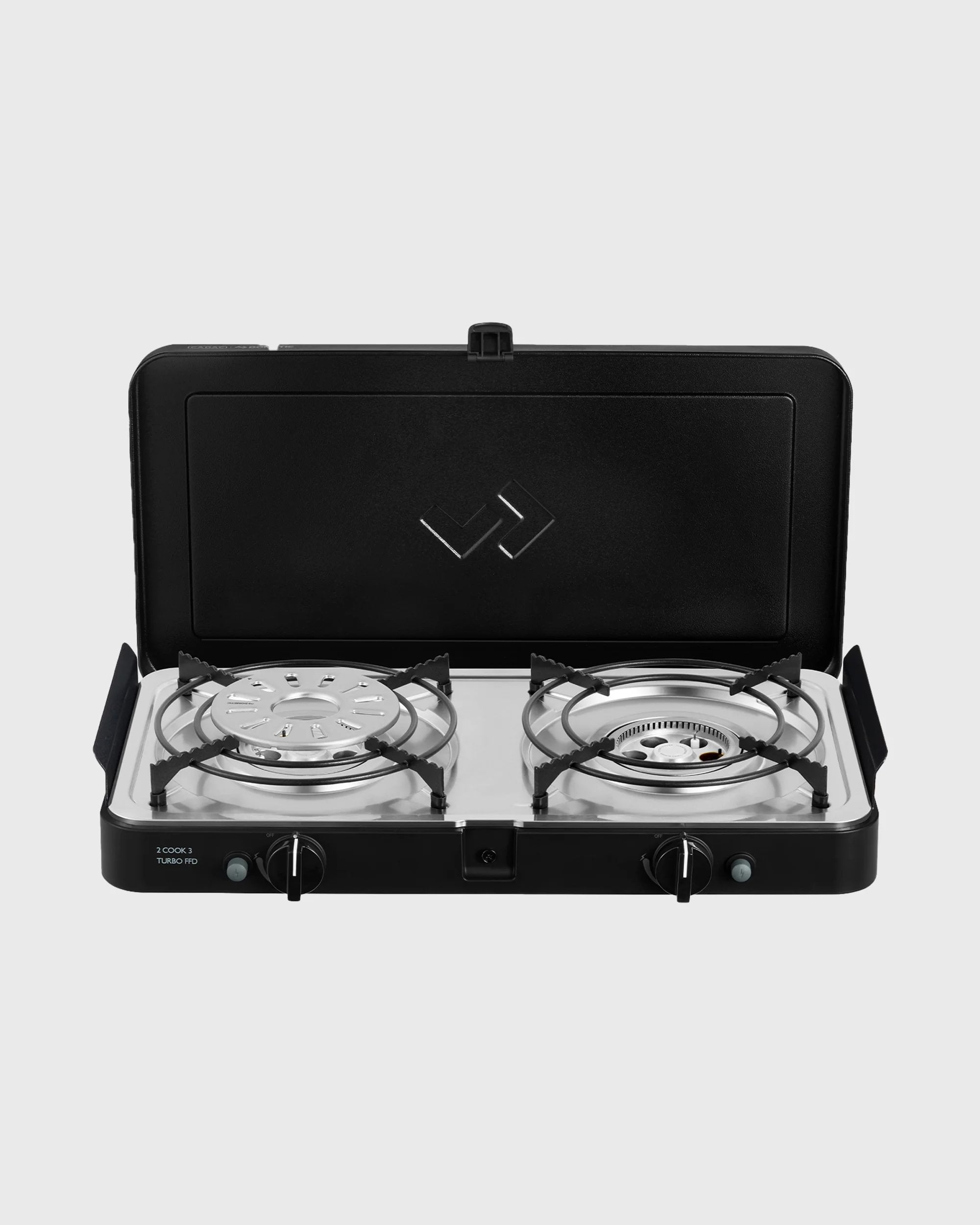 CADAC Dometic 2 Cook Turbo FFD Deluxe QR - Black - Flatlay