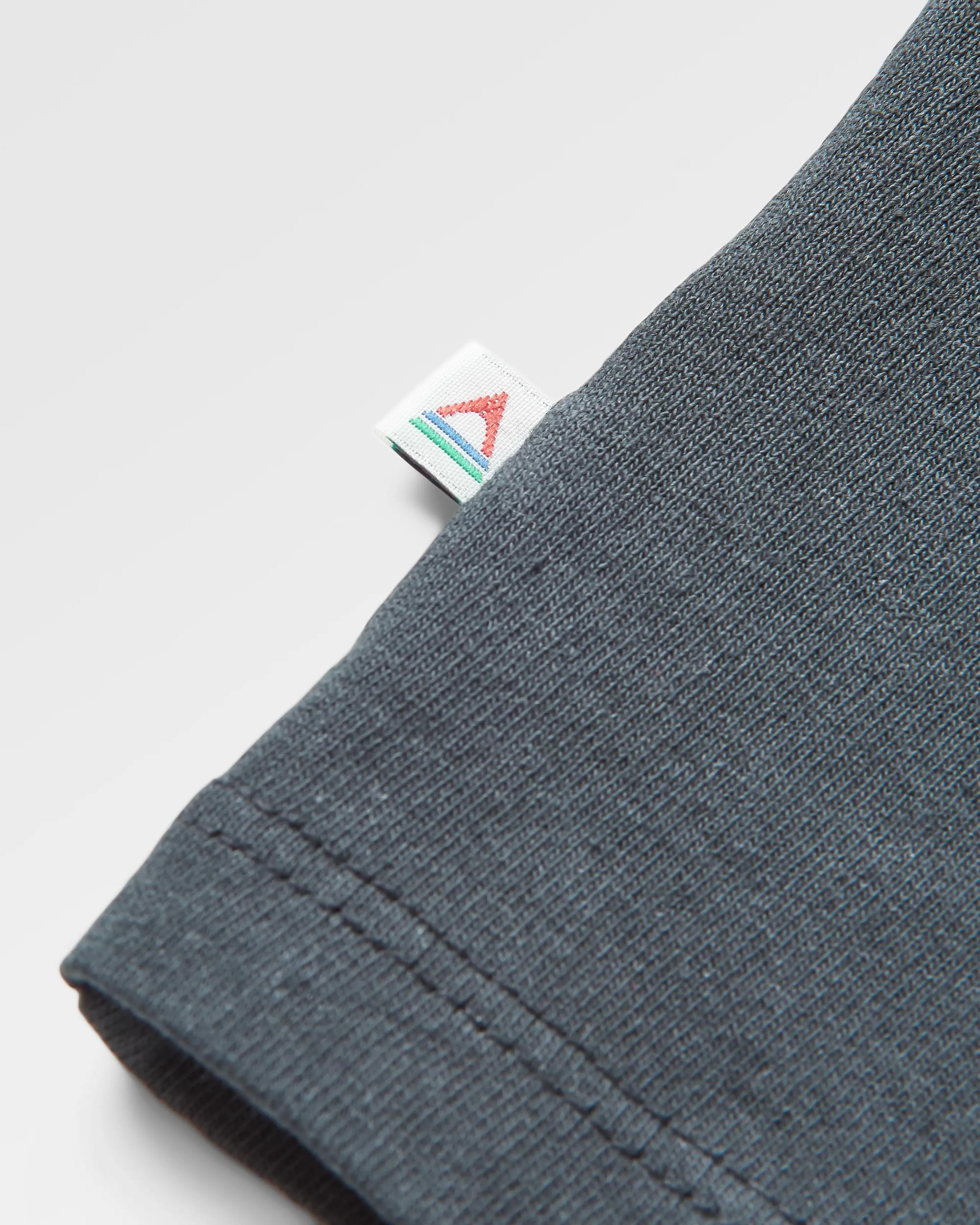 Classic Recycled Cotton T-Shirt - Black - Flatlay