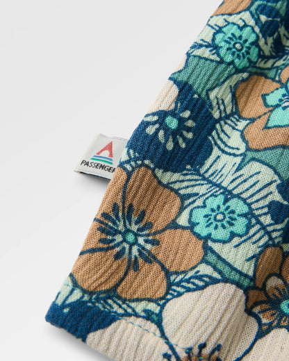 Soleis Woven Cami - Vintage Floral Aqua - Flatlay