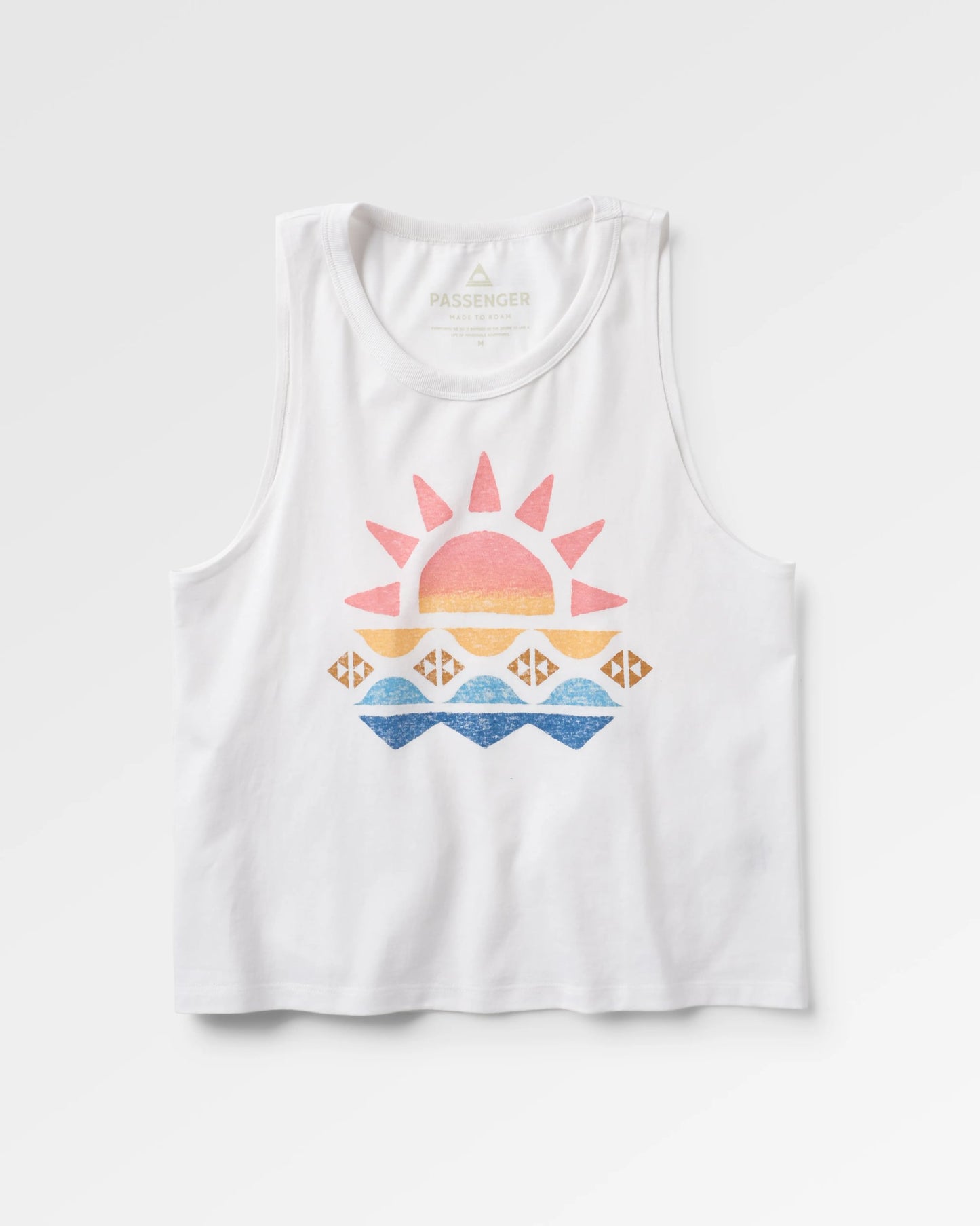 Sunray Recycled Cotton Vest - White