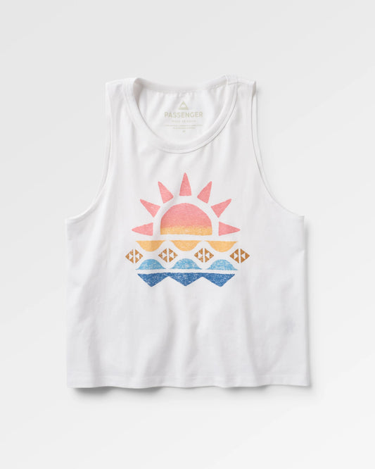 Sunray Recycled Cotton Vest - White