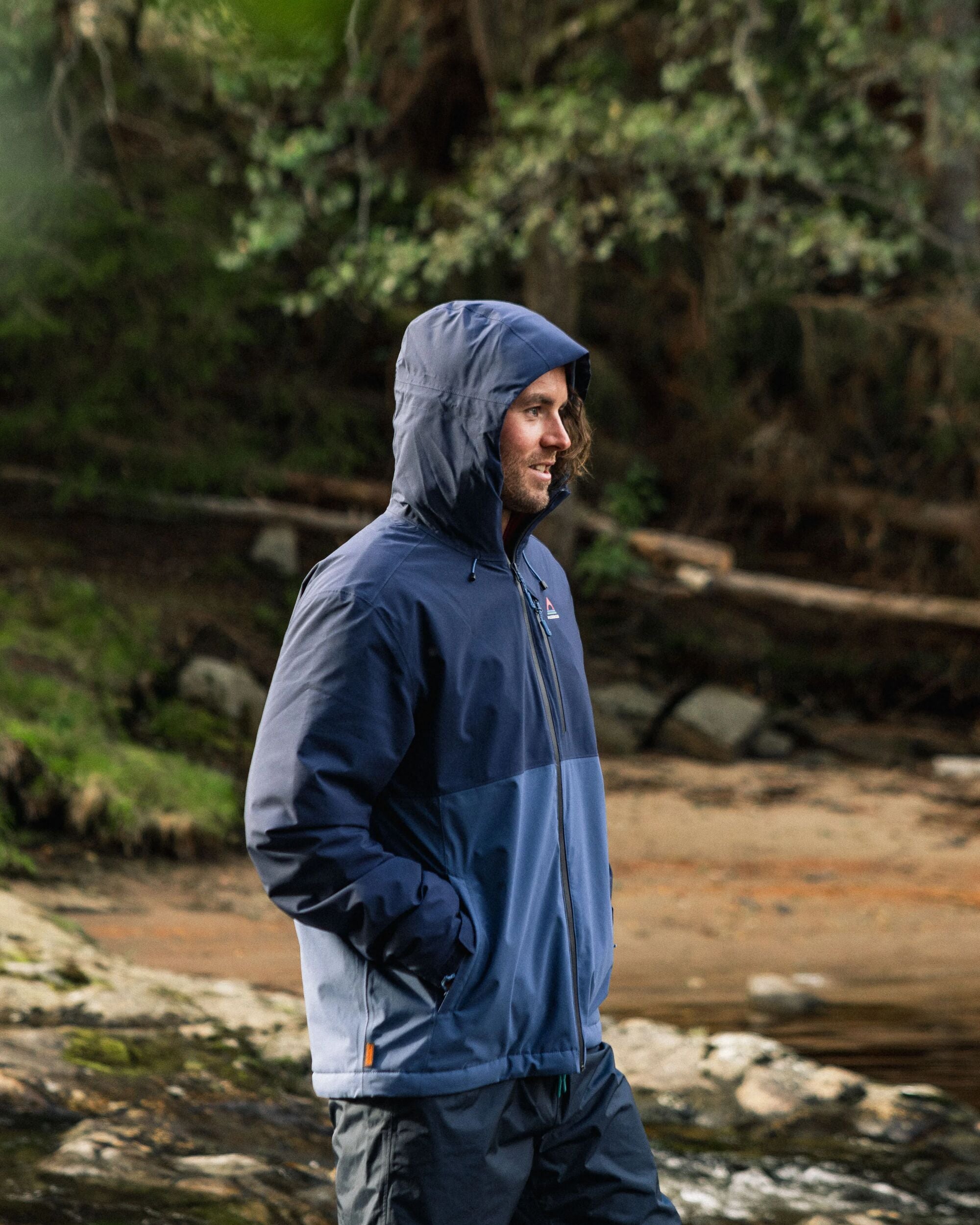 Eclipse Insulated Waterproof Jacket - Rich Navy - Lifestyle