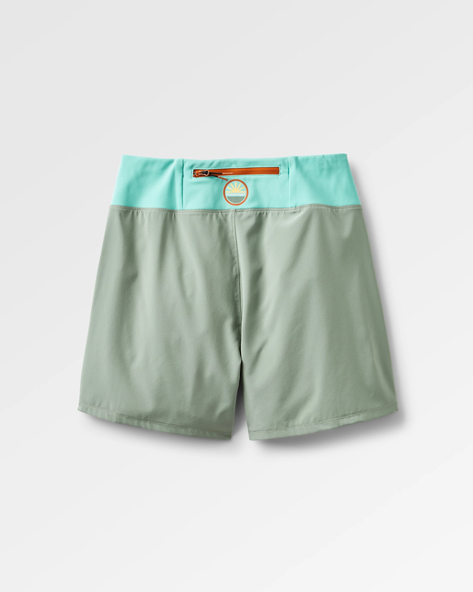 Roundtrip Recycled Trail Short - Pistachio - Flatlay