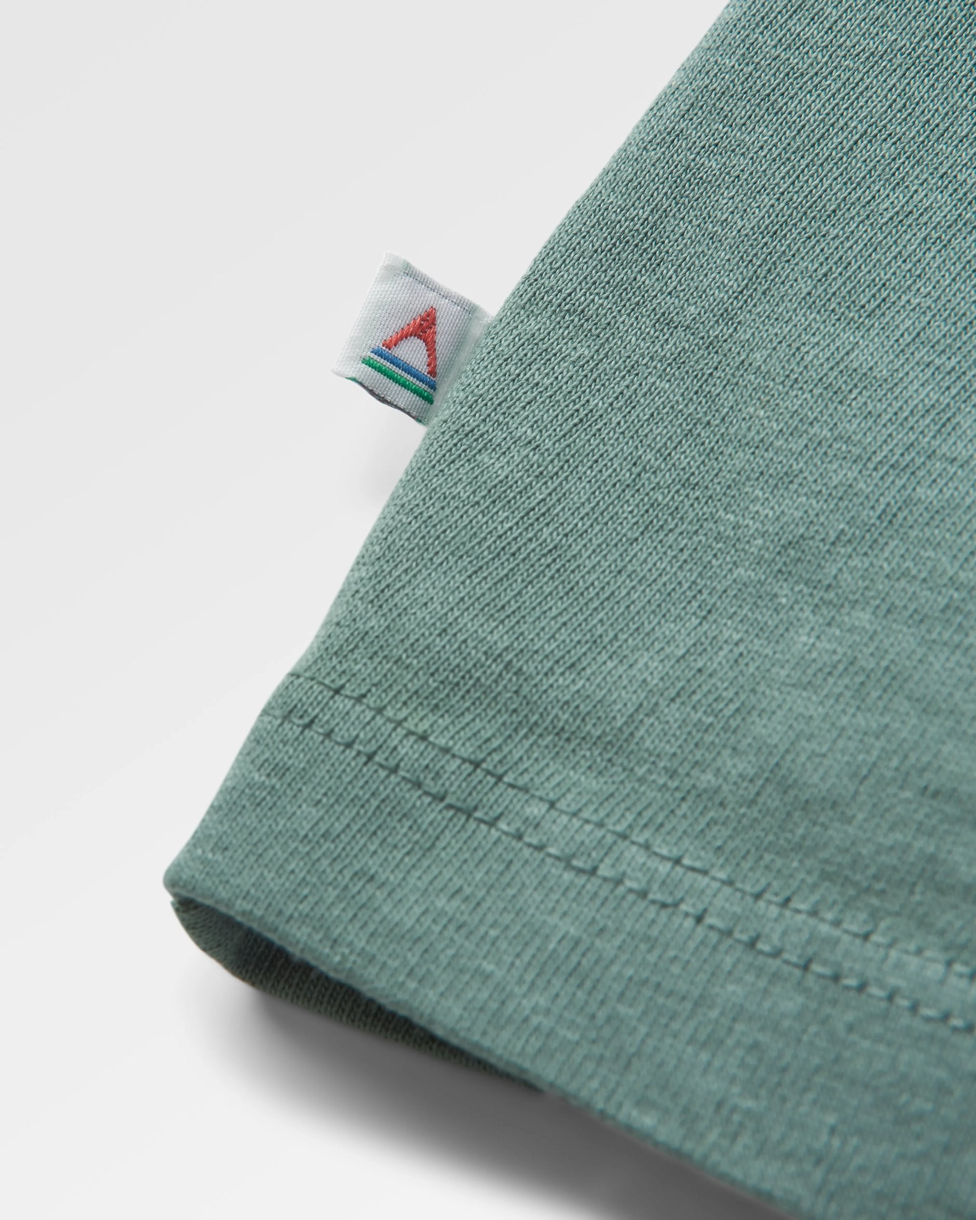 Escapism Recycled Cotton T-Shirt - Dark Forest - Flatlay