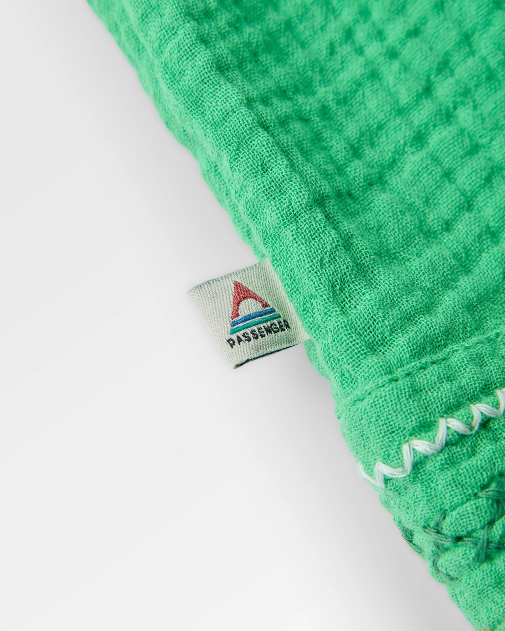 Waveney Top - True Green - Flatlay