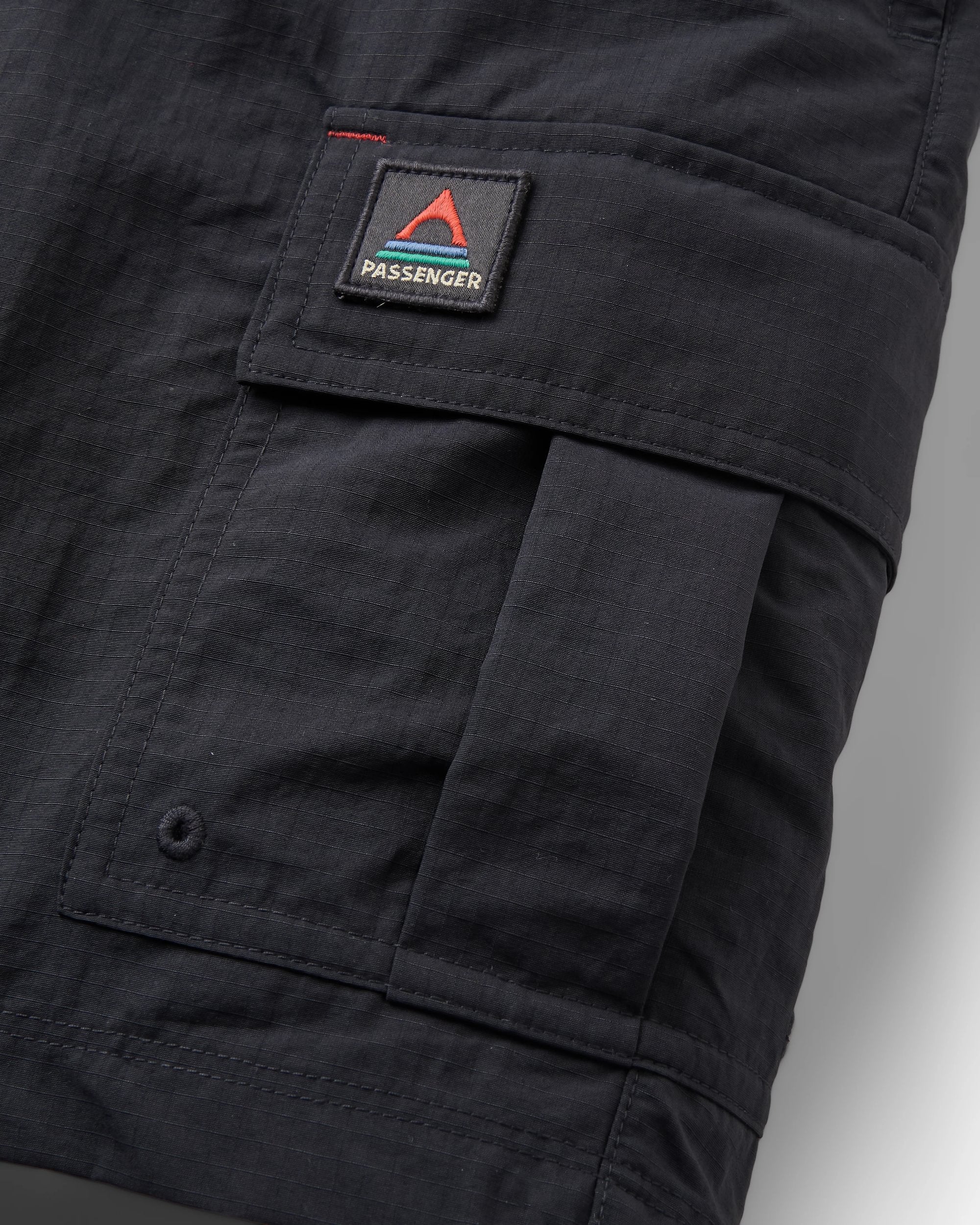 Seek Out Ripstop Short - Black - Flatlay