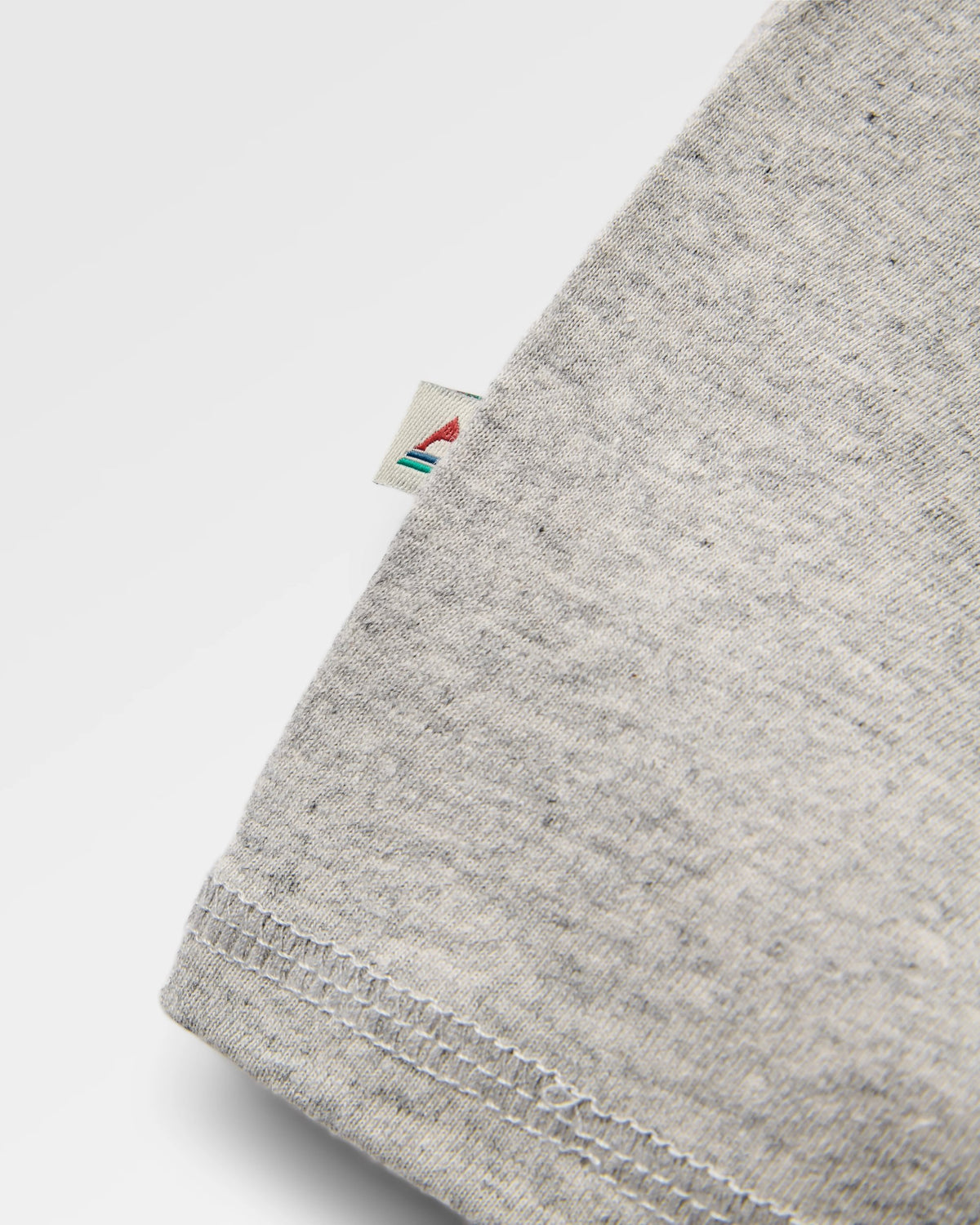 Laidback Relaxed Fit LS T-Shirt Raglan - Grey Marl - Flatlay