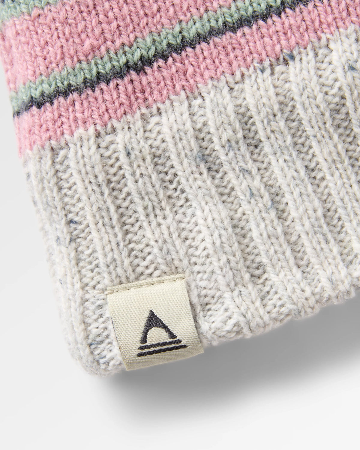 Goldglow Knit Mitten - Pink Haze - Flatlay