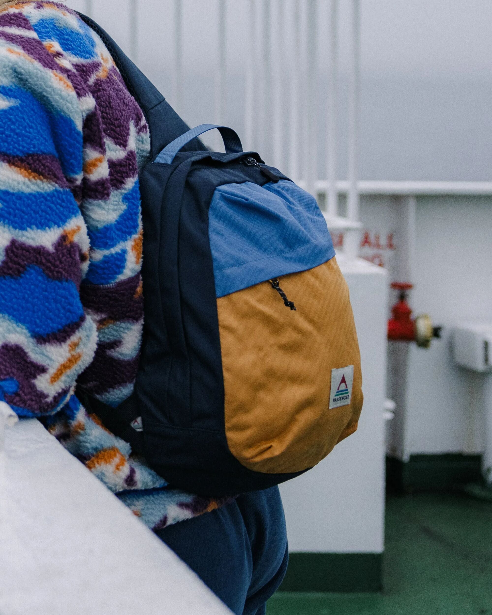 Boondocker Recycled Sling 8L - Honey/Dark Denim/Rich Navy - Lifestyle