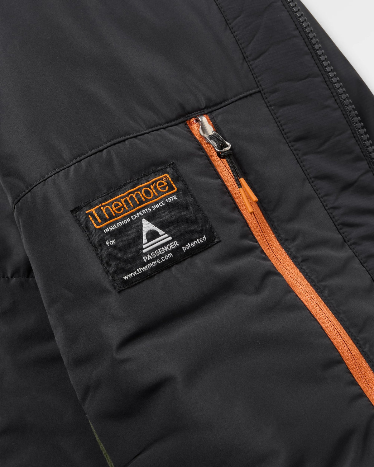 Daybreak Lightweight Thermore® Insulated Jacket - Faded Black/Khaki - Flatlay