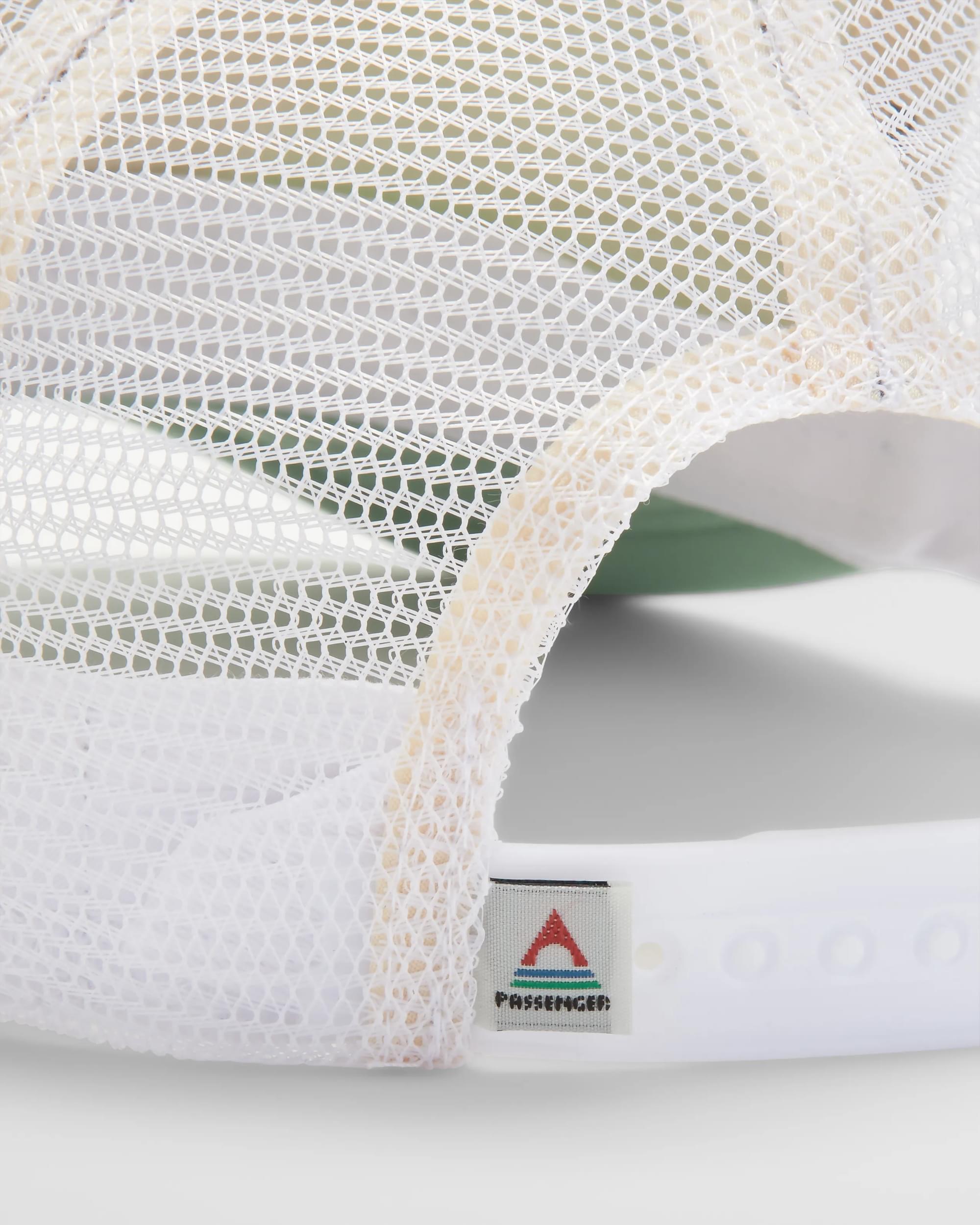 Escapism Trucker Cap - Green Fig - Flatlay