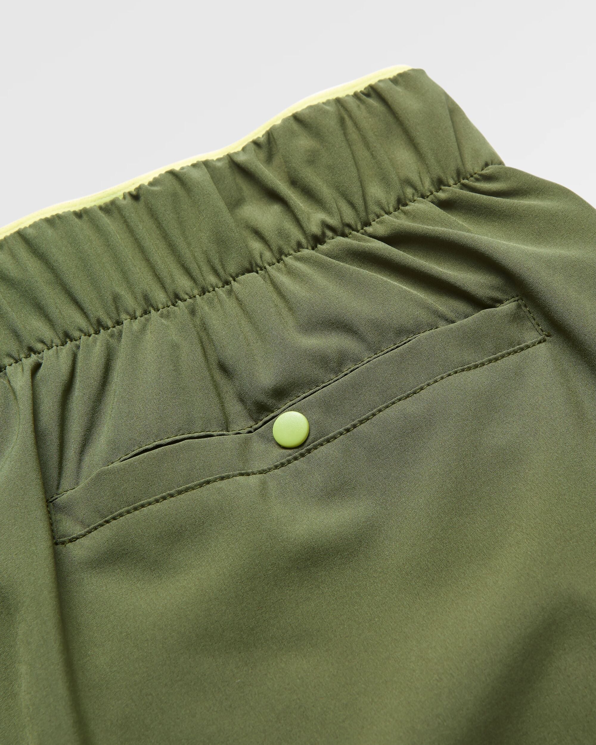Sandune Recycled Trail Short - Khaki - Flatlay