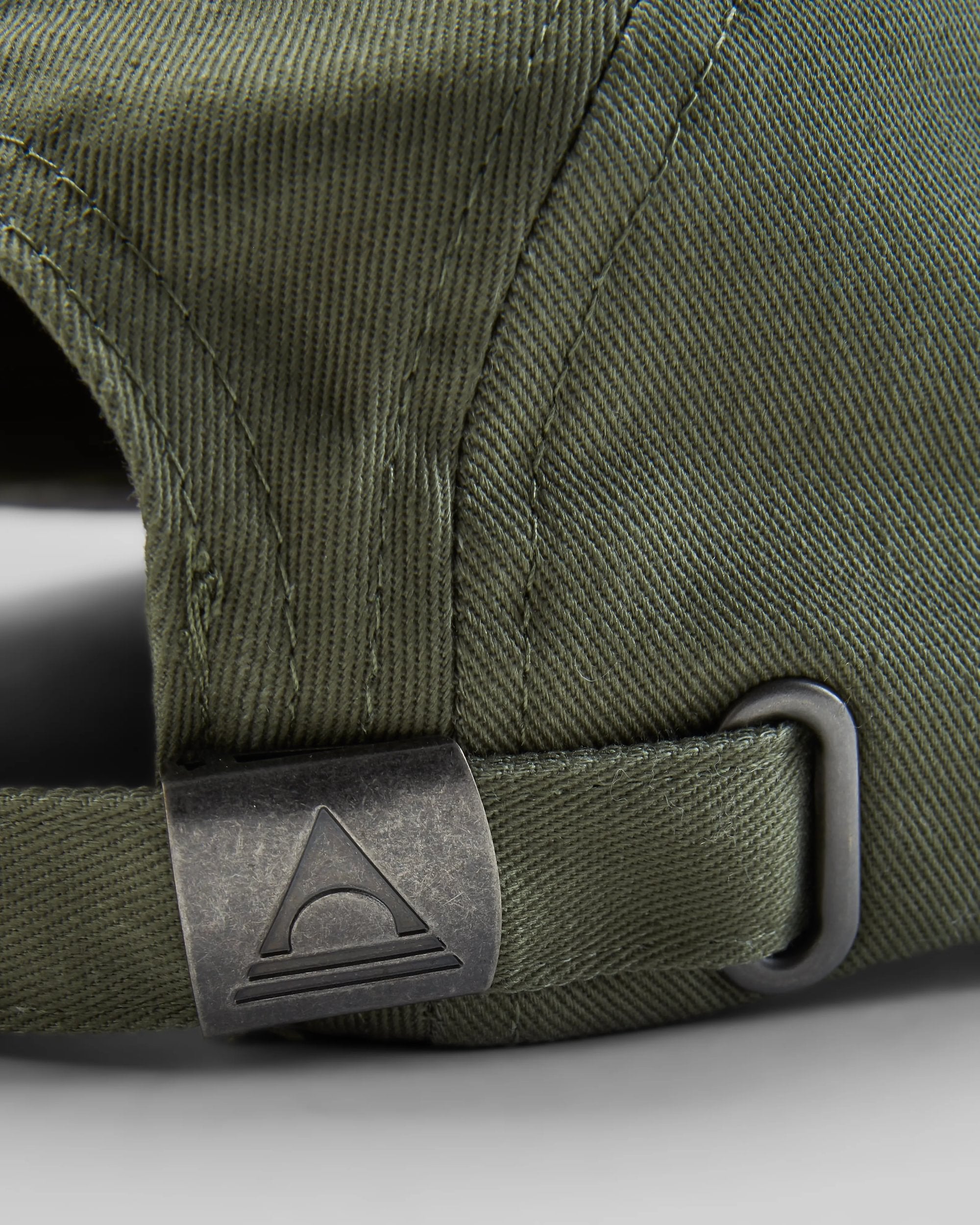 Waves & Trees Recycled 5 Panel Cap - Dusty Olive - Flatlay