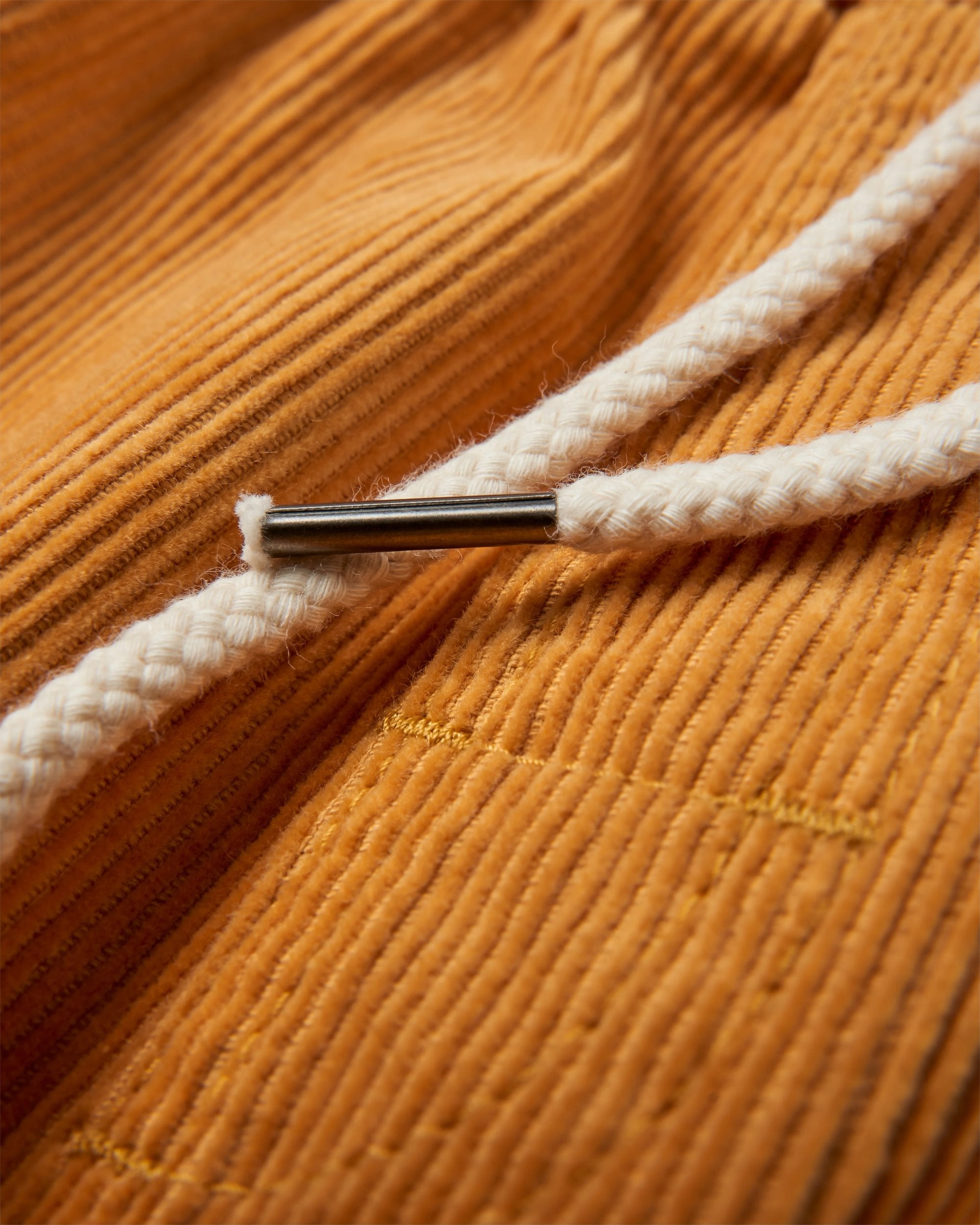 Drifter Cord Short - Spruce Yellow - Flatlay