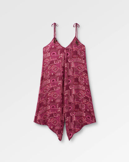 Copetín Jumpsuit - Vintage Patchwork Wine