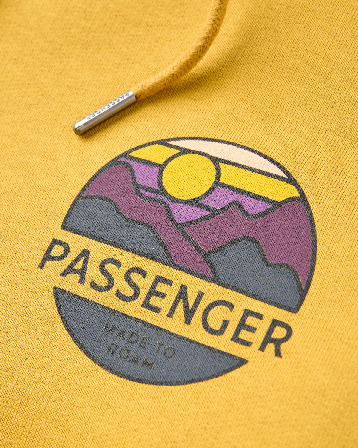Laidback Relaxed Fit Hoodie - Dusty Ochre - Flatlay