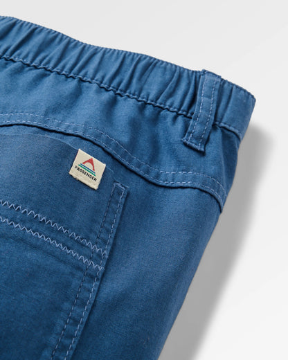 Lani Light Cotton Short - Dark Denim - Flatlay