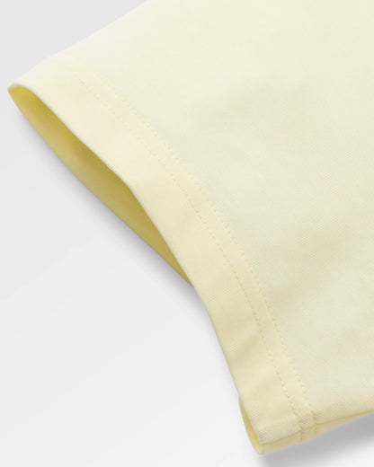 Beyond Relaxed Fit T-Shirt - Pale Yellow - Flatlay