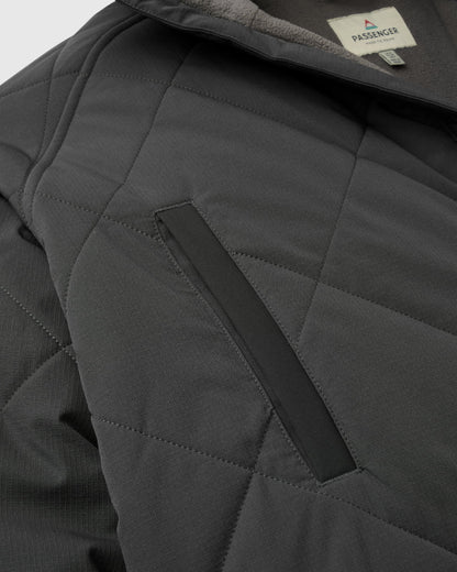 Campscape Winter Parka - Charcoal/Faded Black - Flatlay