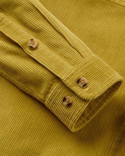 Backcountry Cord Shirt - Heritage Yellow - Flatlay
