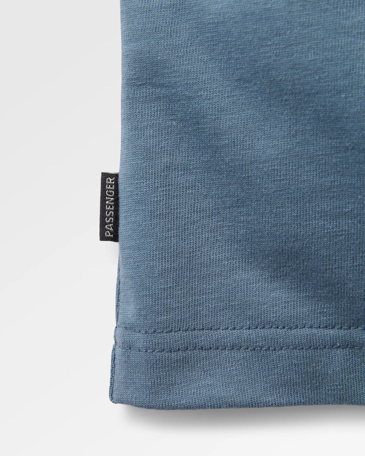 Vita Logo Relaxed Fit T-Shirt - Stormy Blue - Flatlay