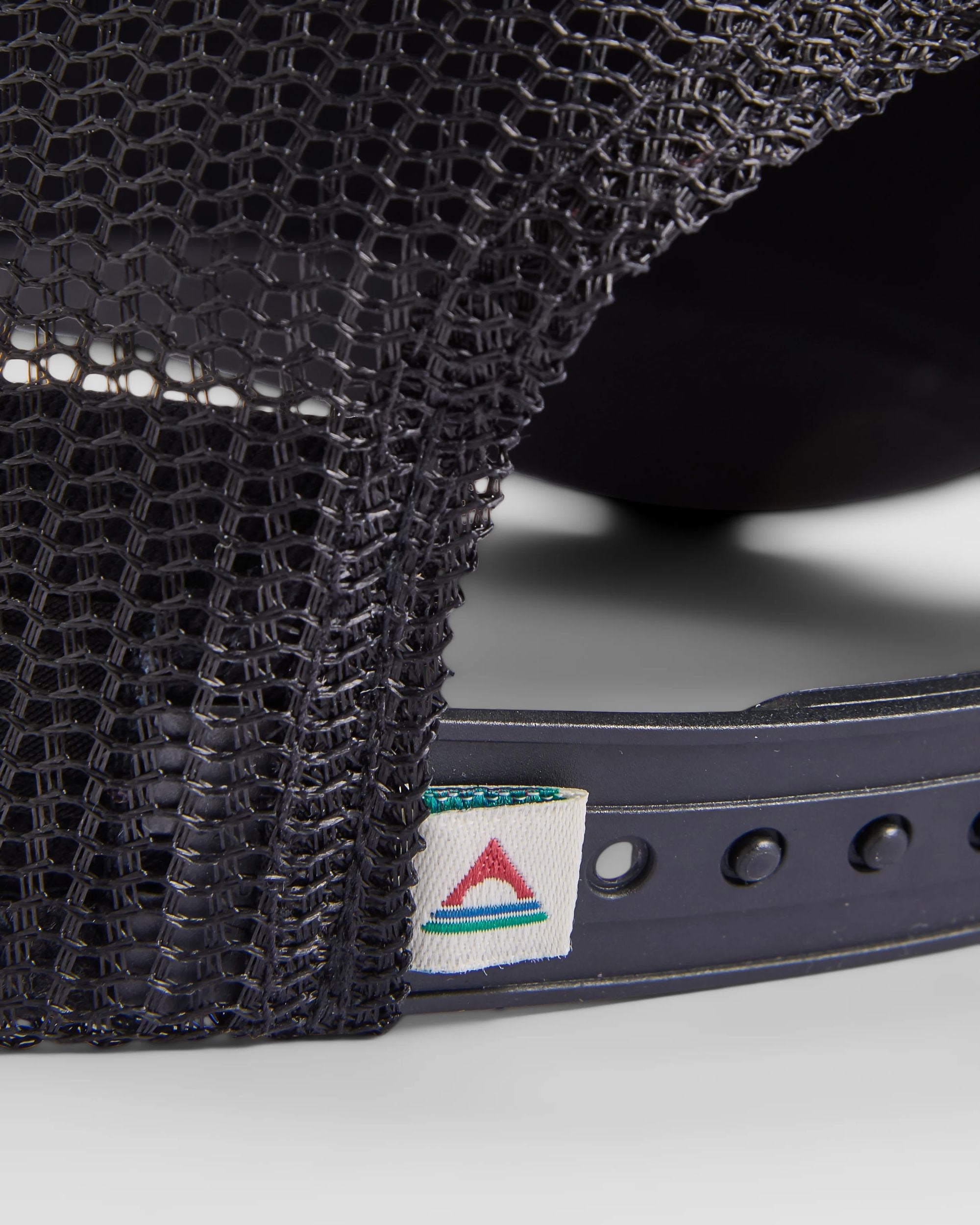 Elements Core Trucker - Triangle Patch - Black - Flatlay