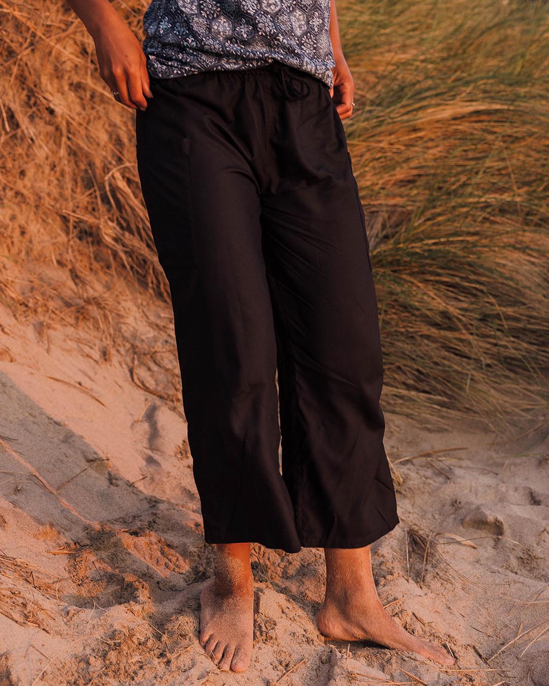 Hazel Organic Trouser - Black