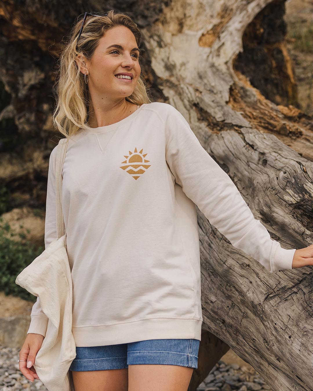 Mystic Recycled Cotton Sweatshirt - Birch
