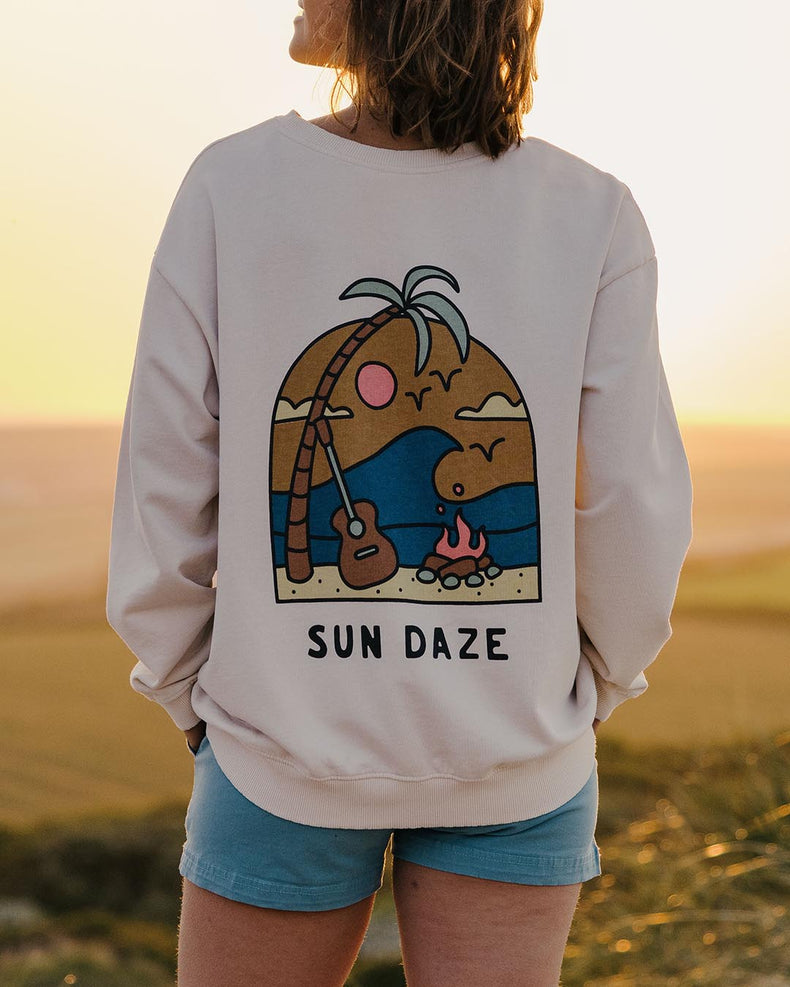 Sundaze Recycled Cotton Sweatshirt - Birch