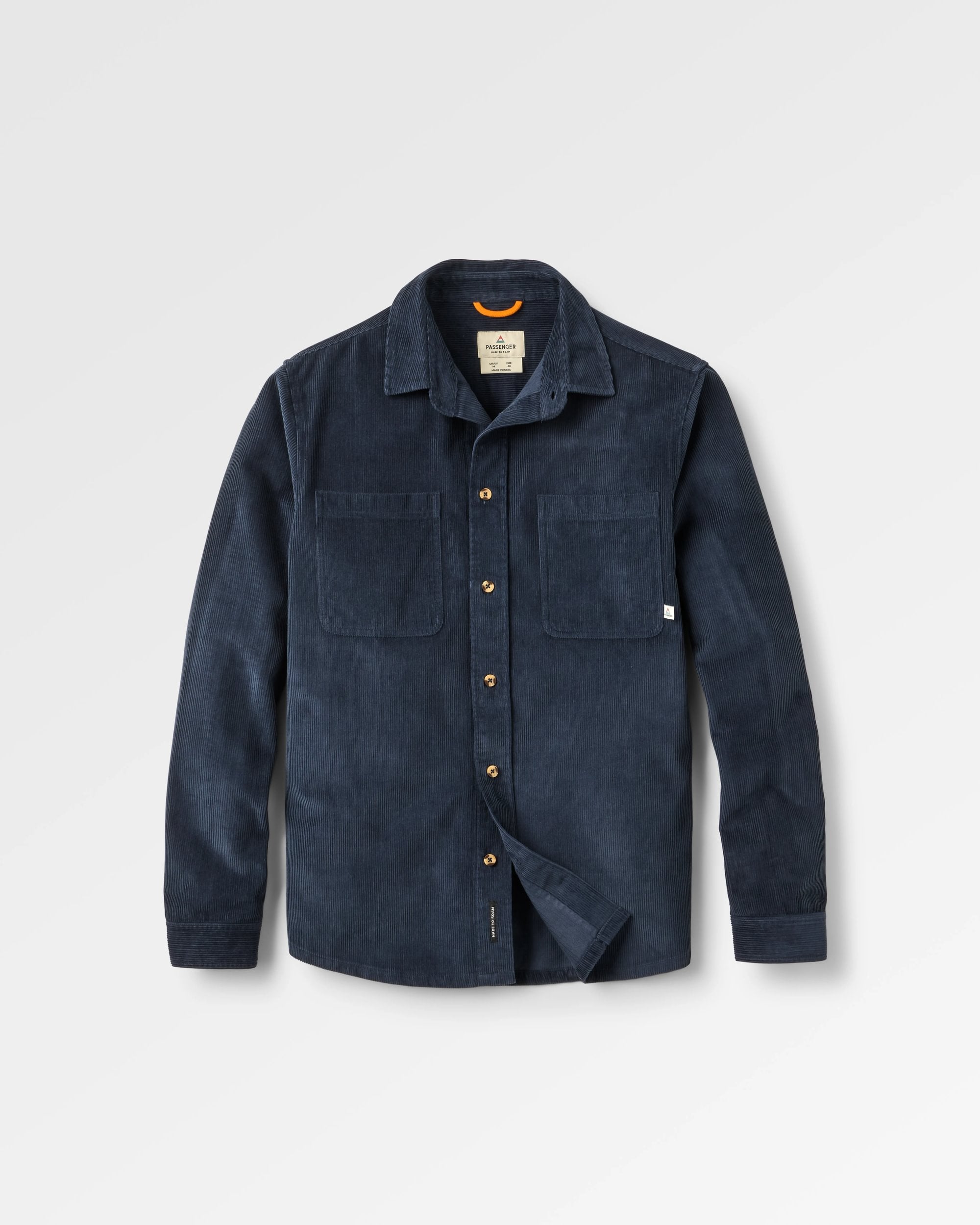 Backcountry Cord Shirt - Deep Navy - Flatlay
