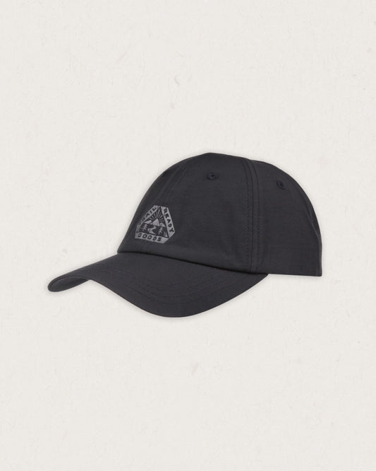 Active Organic 6 Panel Cap - Black