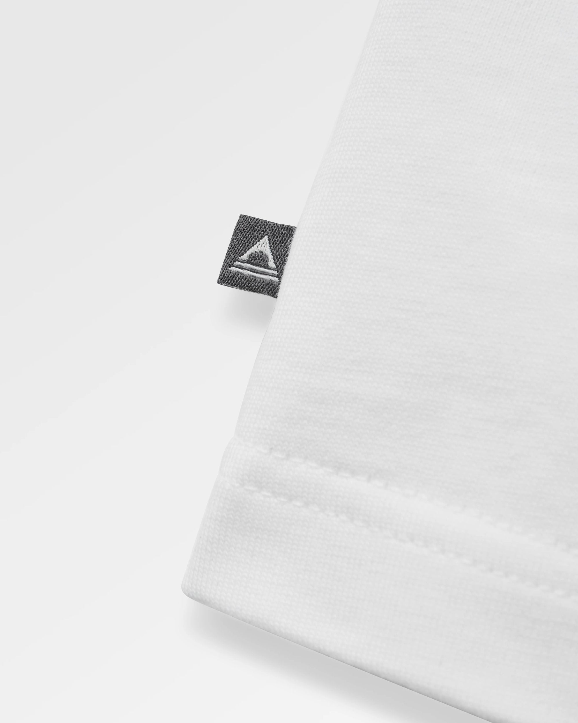 Vita Wordmark Relaxed Fit T-Shirt - White - Flatlay