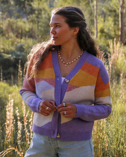 Scenic Knitted Cardigan - Scenic Dusty Olive - IGC