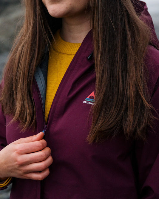 Five Element Recycled Waterproof Jacket - Fig - 