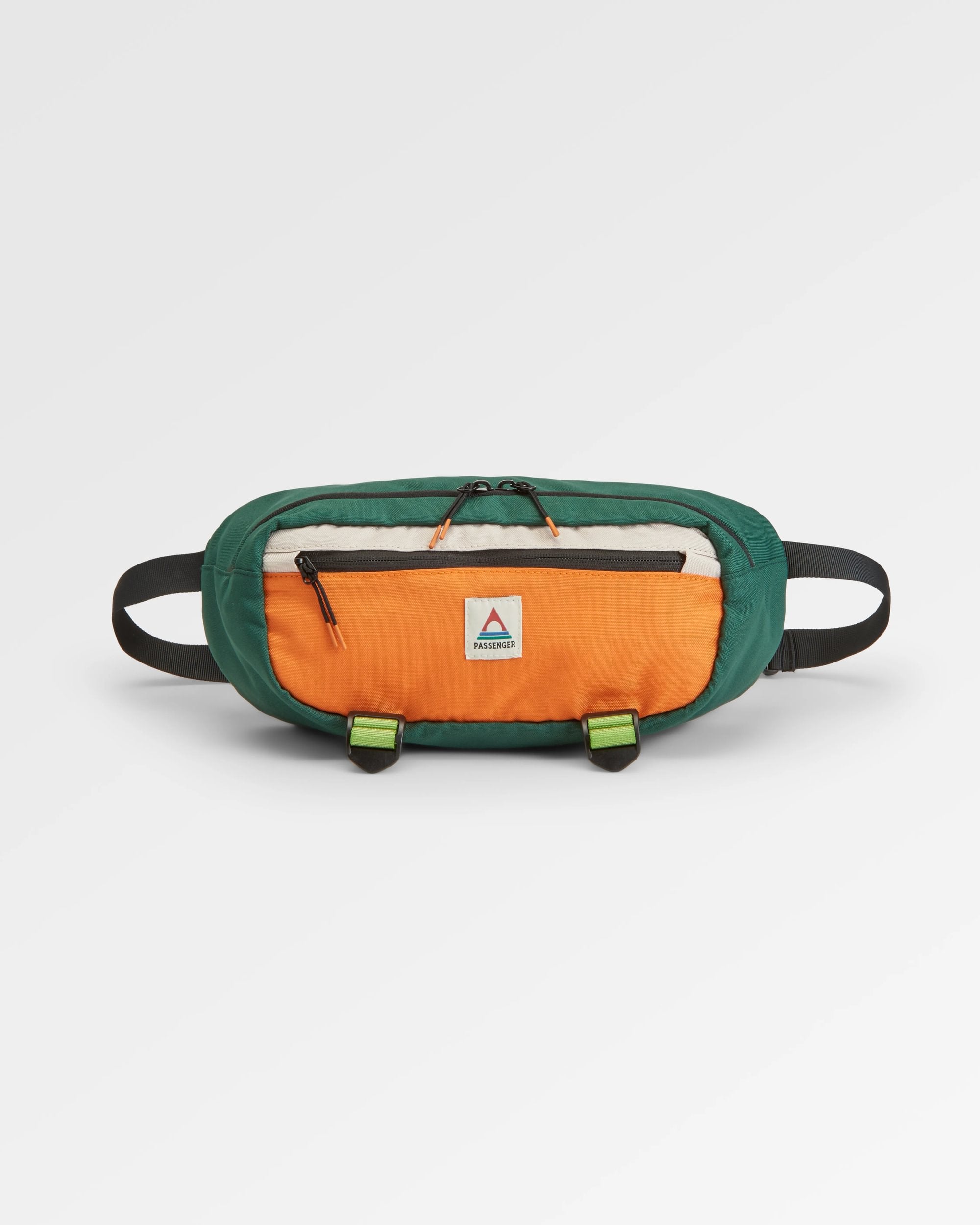 Boondocker Recycled Hip Pack - Rain Forest Orange Multi - Flatlay