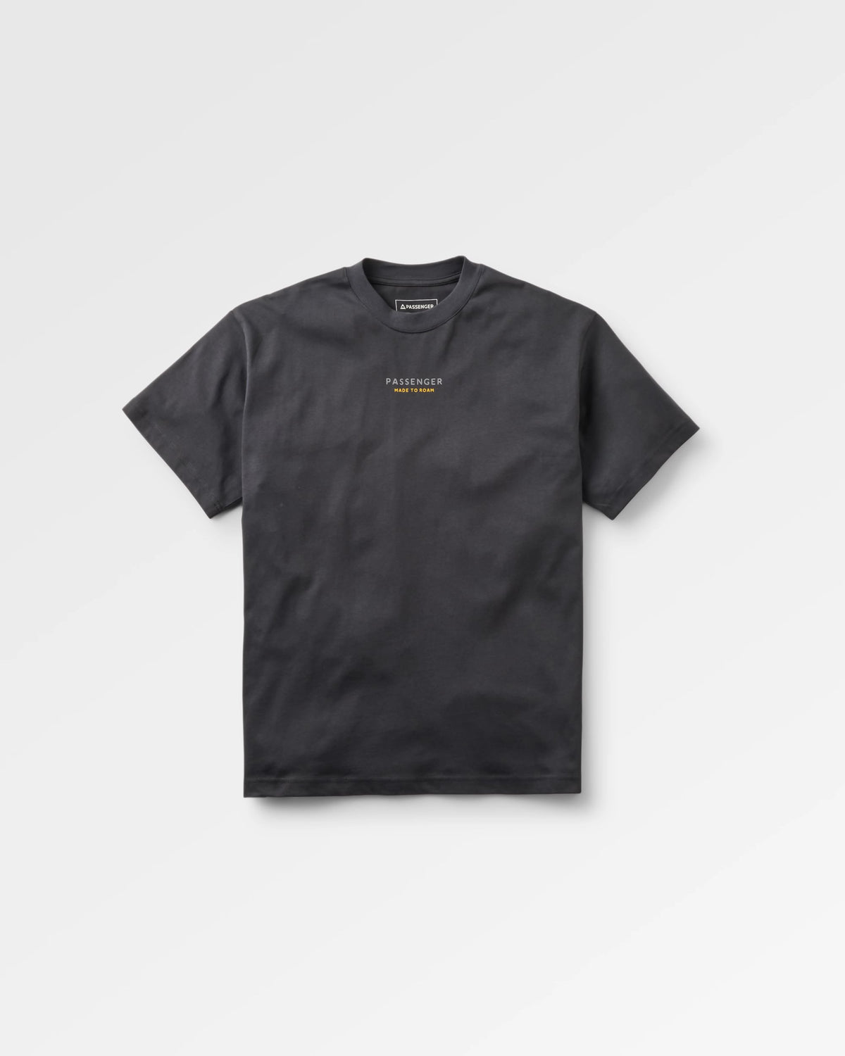 Slower Rhythms Relaxed Fit T-Shirt - Faded Black - Flatlay