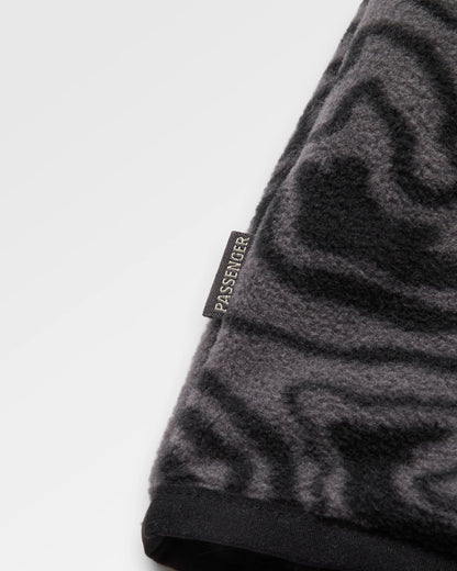 Set Off Polartec® Full Zip Fleece - Strata Swirl Black - Flatlay