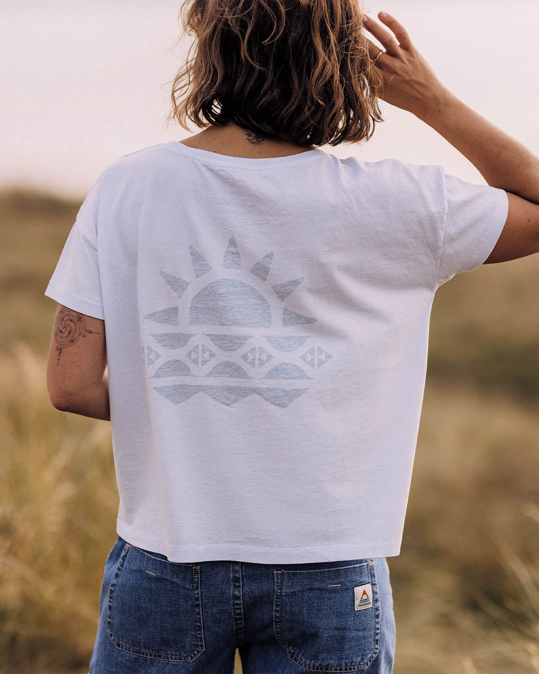 Mindful Recycled Cotton T-Shirt - Pale Blue