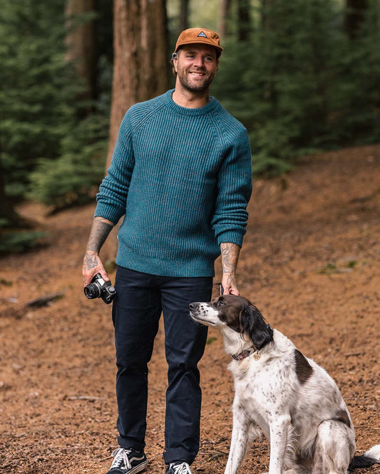 Offshore Knitted Jumper - Deep Teal